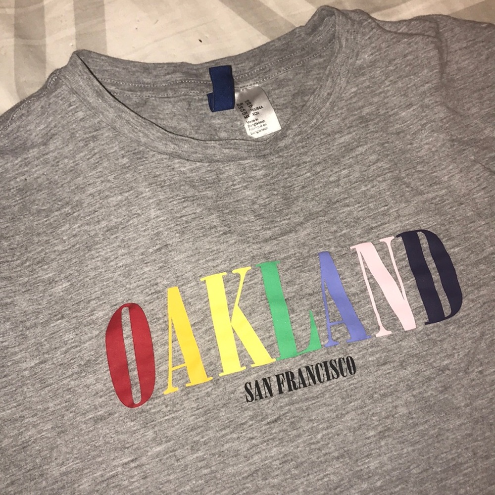 ✨oakland crop top